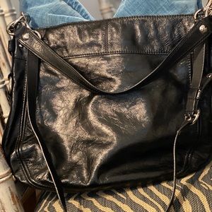 Black Patent Leather Coach Purse